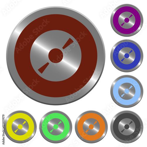 Color DVD disk buttons