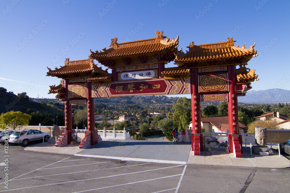 Fototapeta premium Hsi Lai Temple in California
