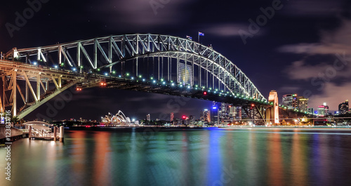 Sydney harbour bridge and opera house © andi26