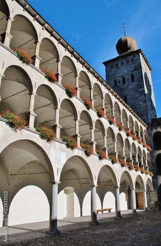 Stockalperpalast, Brig, Arkadenhof photo