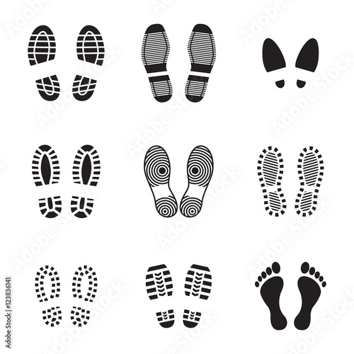 Footprints icons