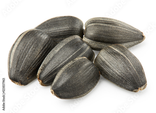 Wallpaper Mural Sunflower seeds isolated on white background Torontodigital.ca