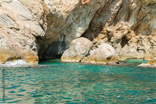 rocky grotto of the sea, Alanya Turkey © Sergei Dvornikov