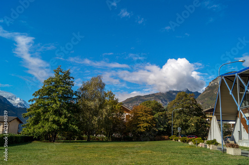 mountain landscape in autumn