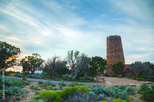 Obraz na płótnie Desert View Watchtower point w salonie