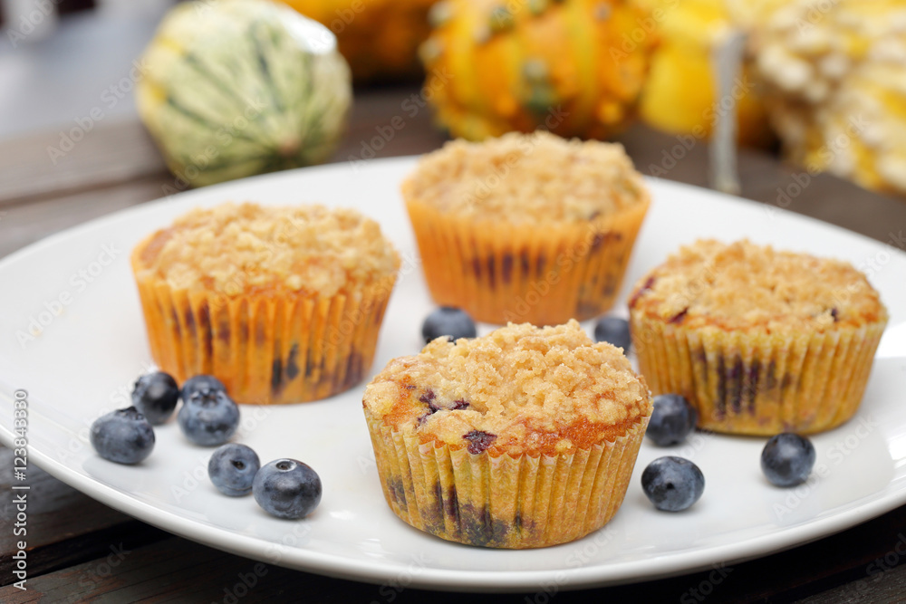 Pumpkin muffins with cranberries Pumpkin muffins with cranberries