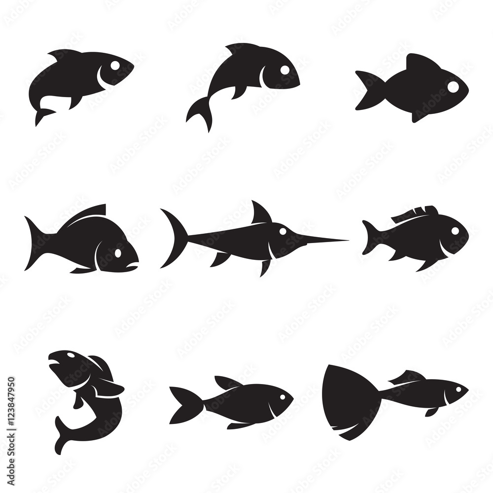 Fish icons Fish icons