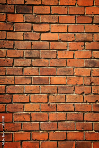 Brick wall architectural background texture