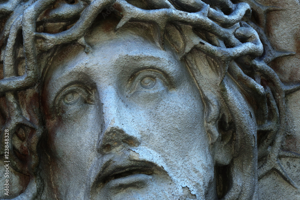 Passion of Jesus Christ, fragment of ancient statues (religion,