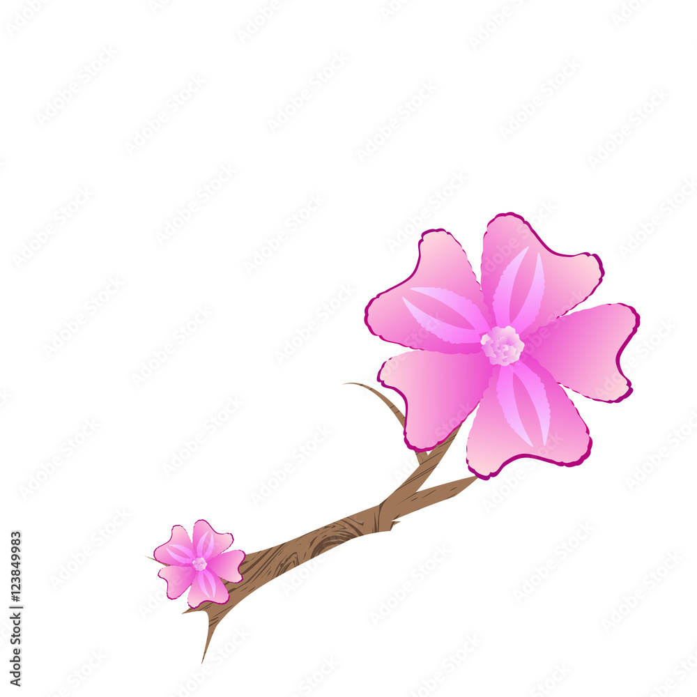 Naklejka premium flowers