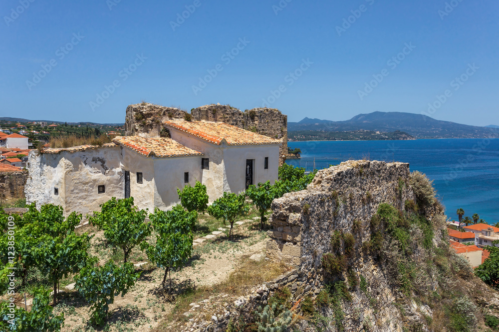 monastery of Agios Ioannis inside Koroni fortress, Greece, Europe Stock  Photo | Adobe Stock