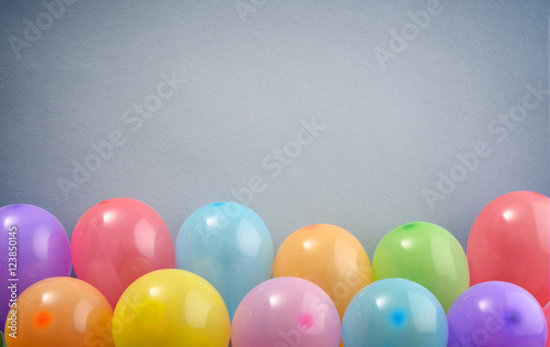 Colorful festive balloons