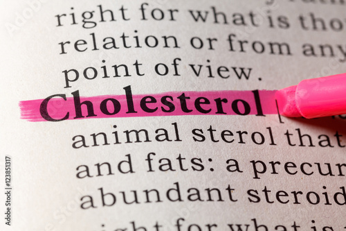 Dictionary definition of cholesterol