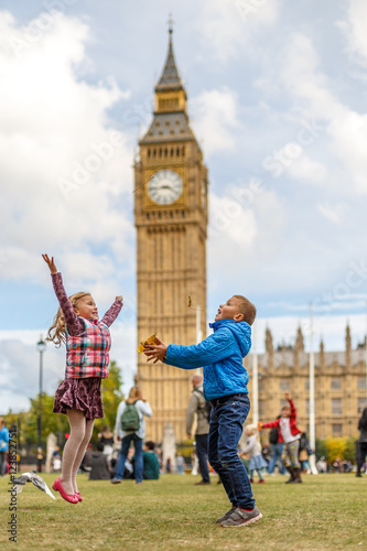 Photography Children and Big ben