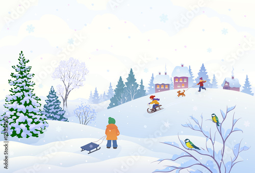 Winter kids