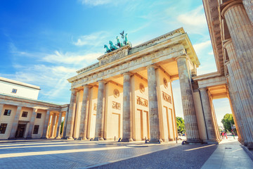 Fototapete Berlin Berliner Brandenburger Tor, Berlin, Deutschland  © Noppasinw