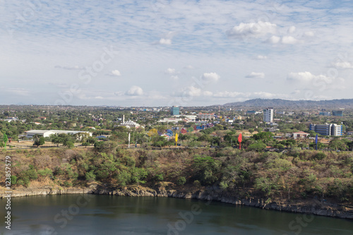 Managua, Nicaragua, aerial view