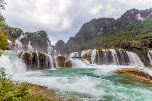 Bangioc waterfall in Caobang  Vietnam