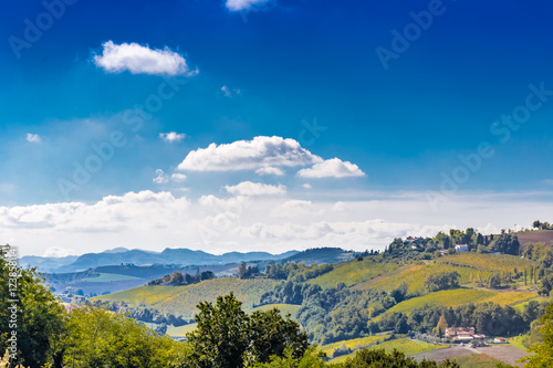 agricultural landscape, farm fields on hill © Vivida Photo PC