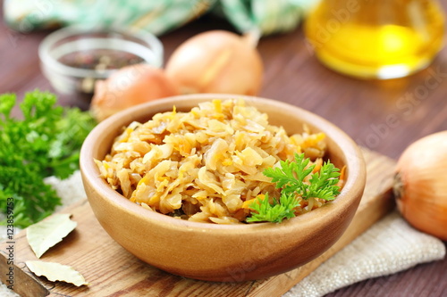 Stewed (braised) cabbage