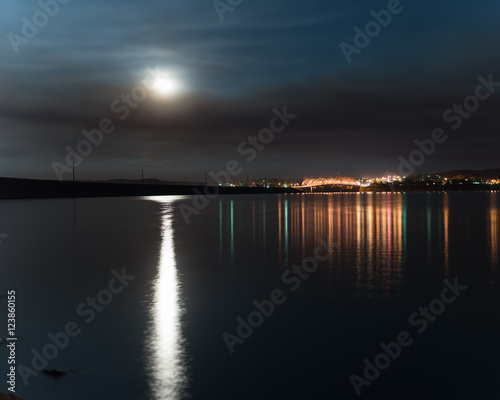 Hunter's Moon Over the Missouri