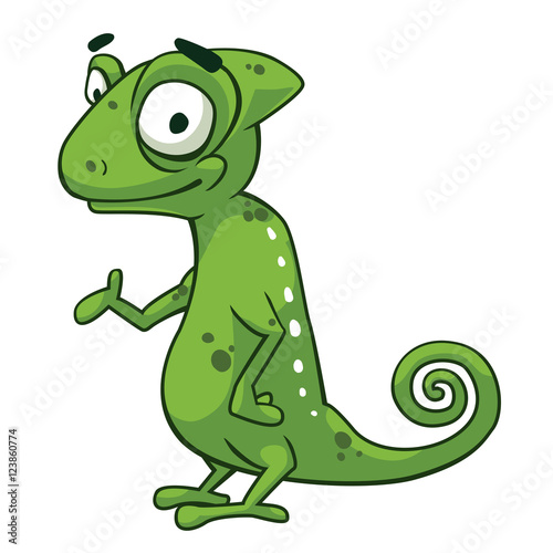 Green chameleon