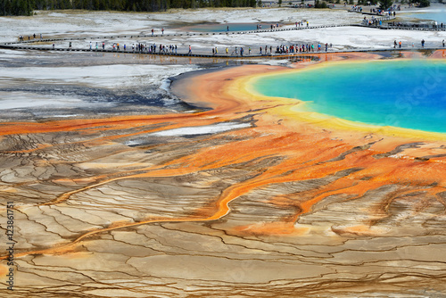 Grand Prismatic Springs Yellowstone National Park Wyoming