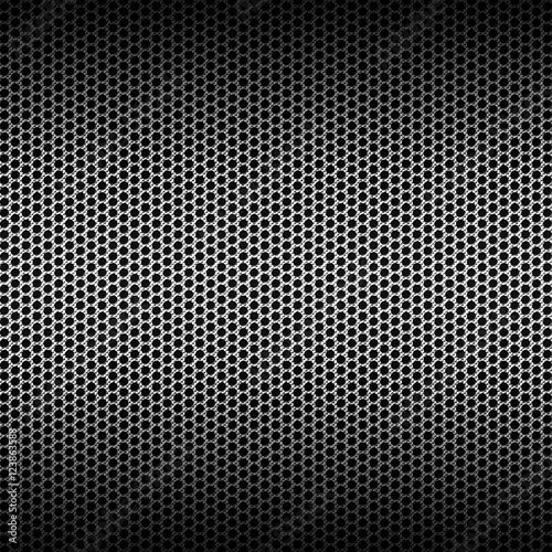 Wallpaper Mural set 8 white carbon fiber mesh on black metal plate Torontodigital.ca