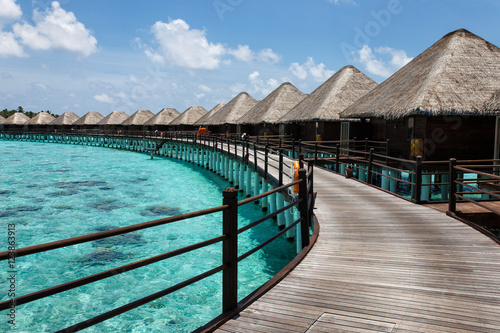 Beautiful maldivian islands landscape