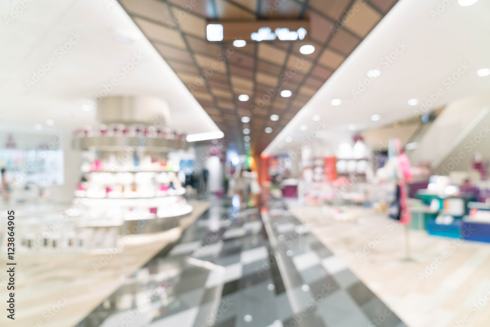 Abstract blur beautiful luxury shopping mall and retails store i