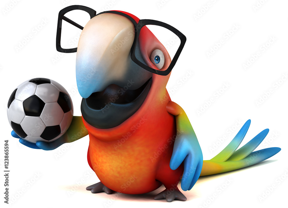 Fototapeta premium Fun parrot