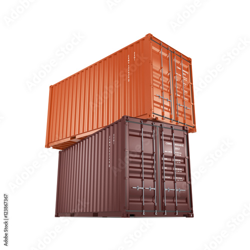 3D rendering containers
