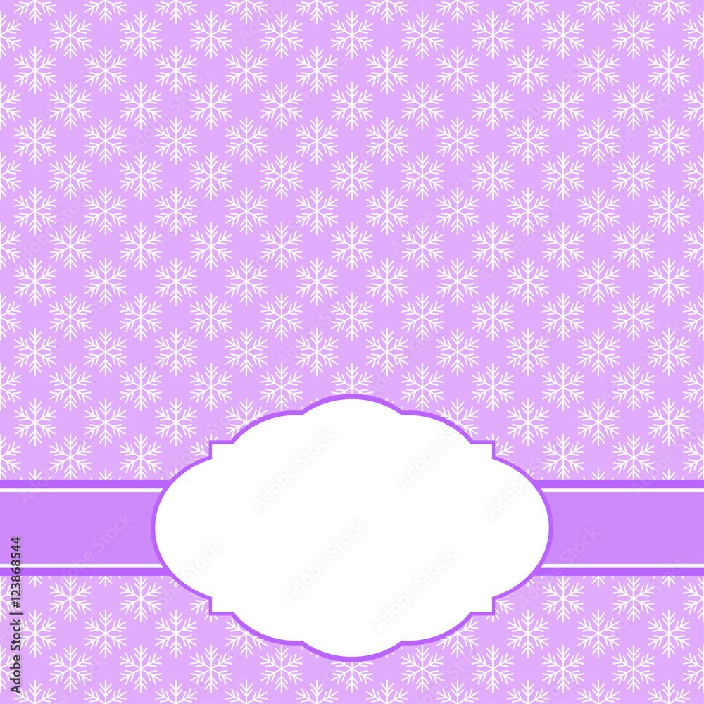 Template frame design for xmas card