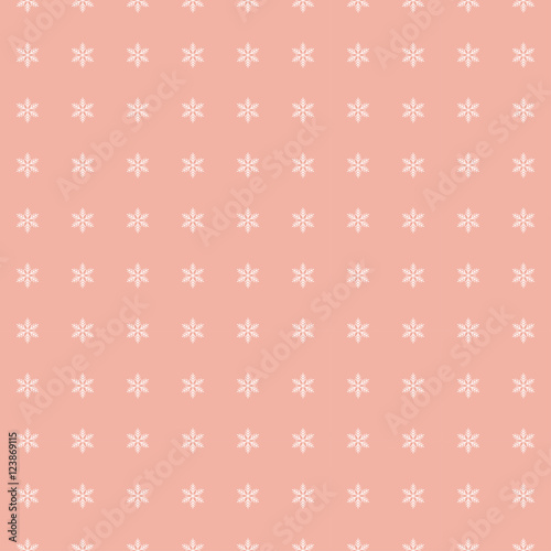 Retro Seamless pink Winter Background