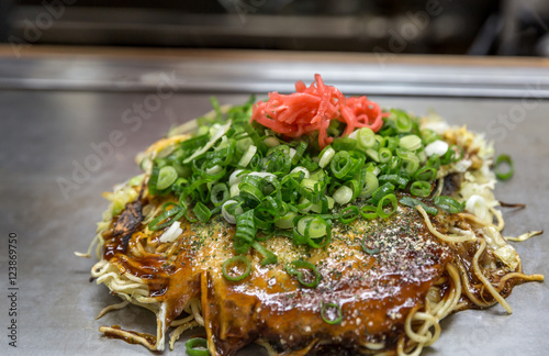 Фототапет okonomiyaki japanese pizza