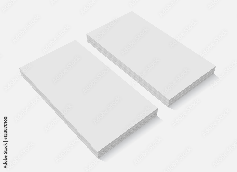 Blank business cards mock-up for promotion of CI Blank business cards mock-up for promotion of CI