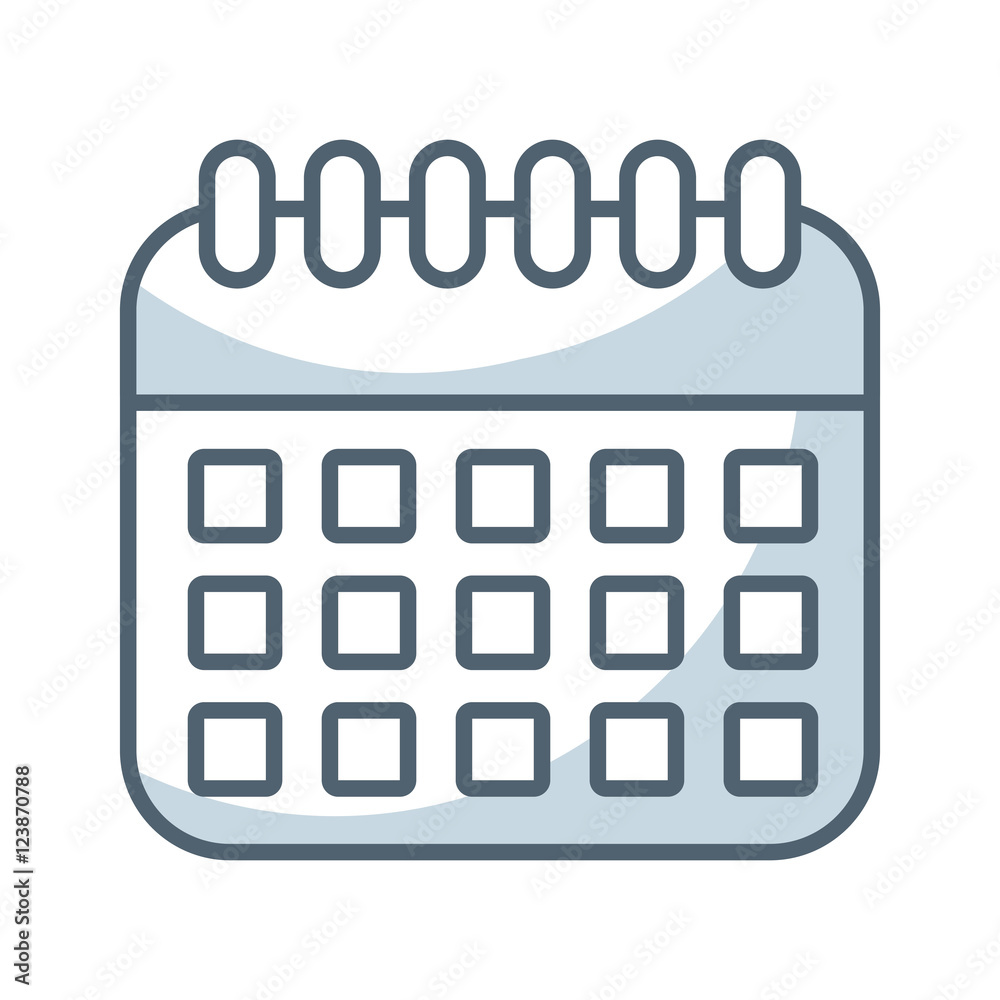 calendar reminder flat line icon vector illustration design calendar reminder flat line icon vector illustration design