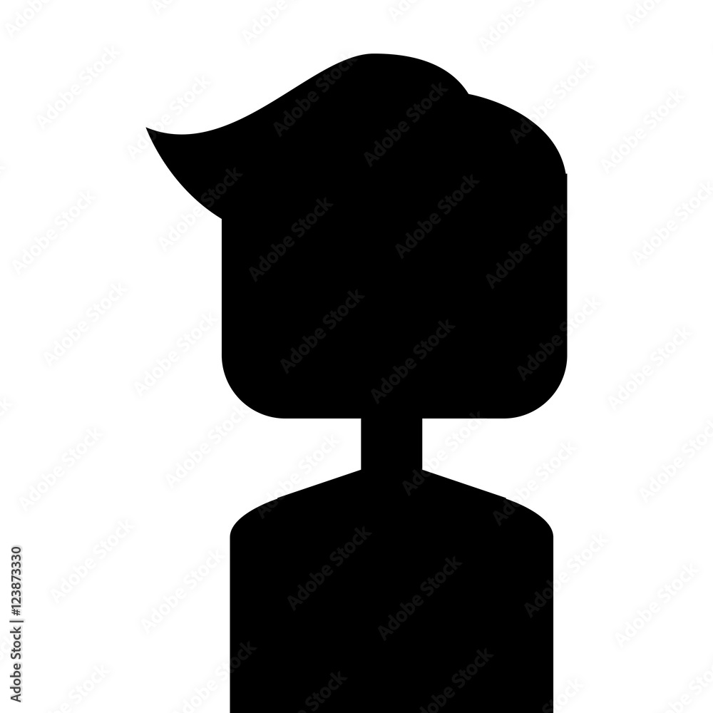 businessman avatar line icon vector illustration design