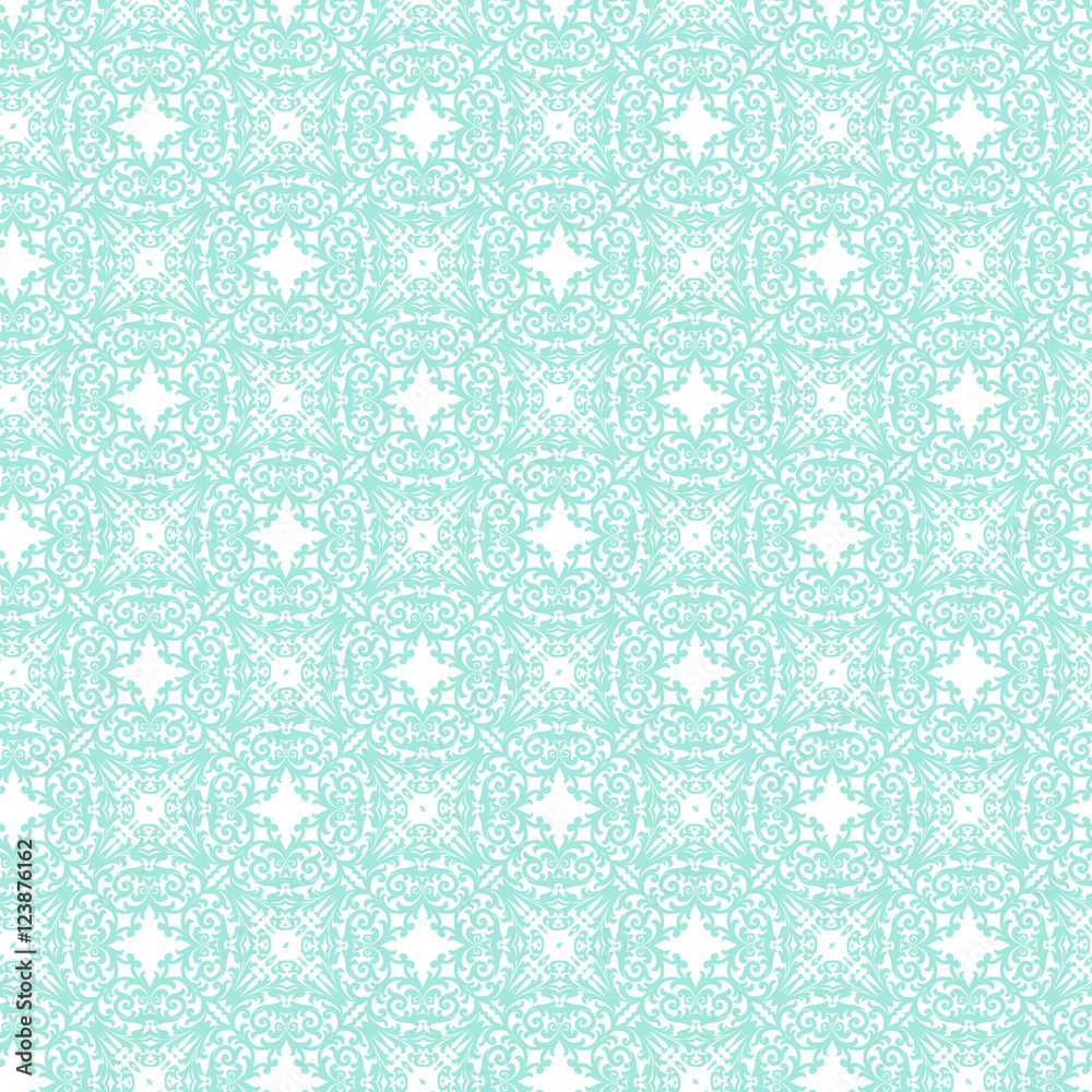 Abctract turquoise pattern