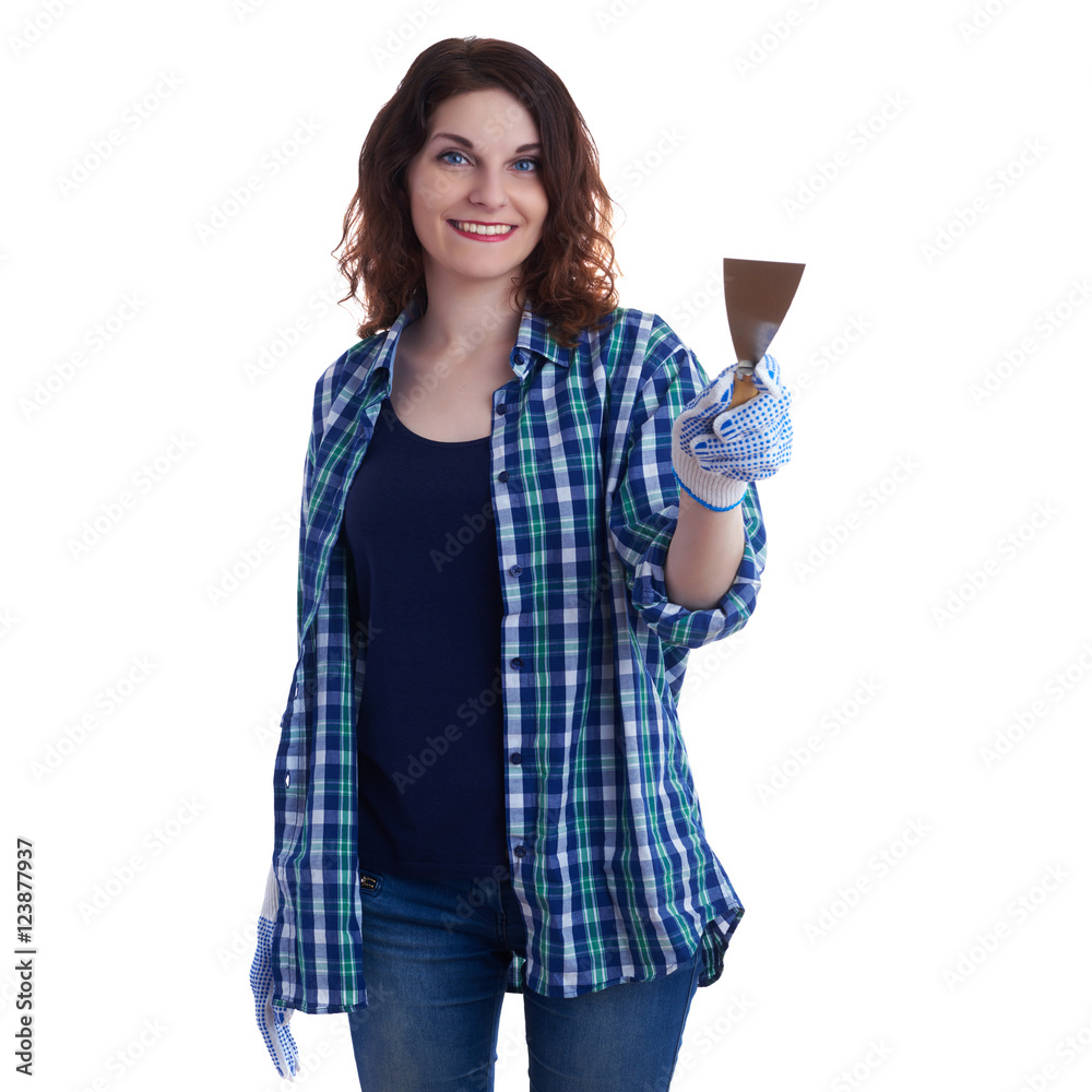 Young woman in casual clothes over white isolated background Young woman in casual clothes over white isolated background