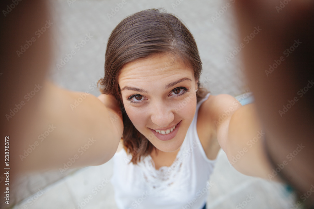 Fototapeta premium Young Beautiful Woman