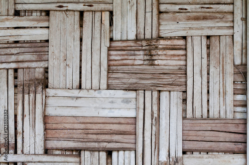 Old Bamboo weaving for texture and background