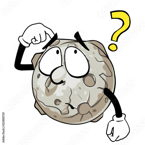 Monn cartoon charater