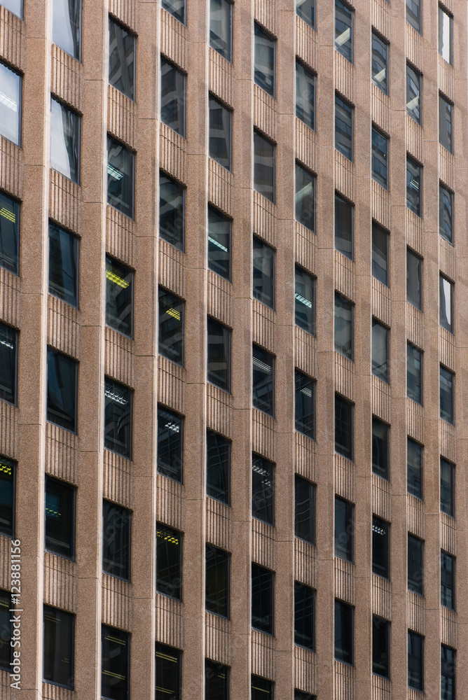 Shot of exterior of corporate office buildings