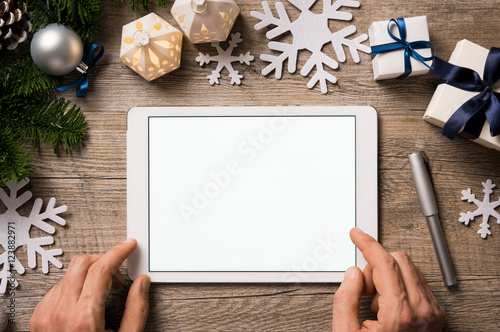 Christmas digital tablet