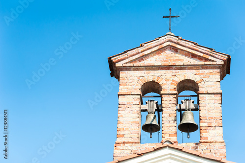 Small bell tower with a bell