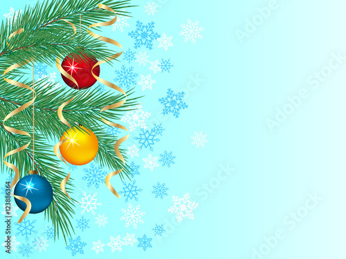 Festive winter background