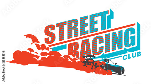 Burnout car, Japanese drift sport, Street racing