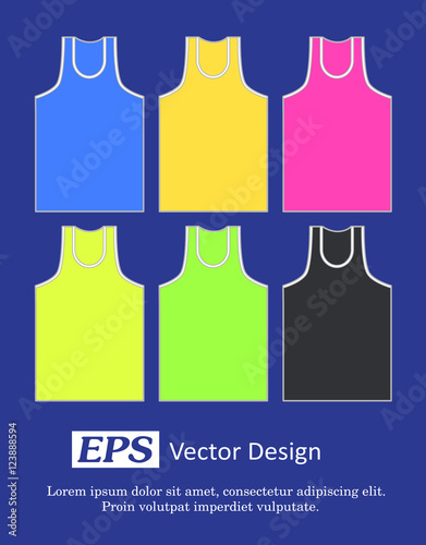 Colorful Gym Vest Set