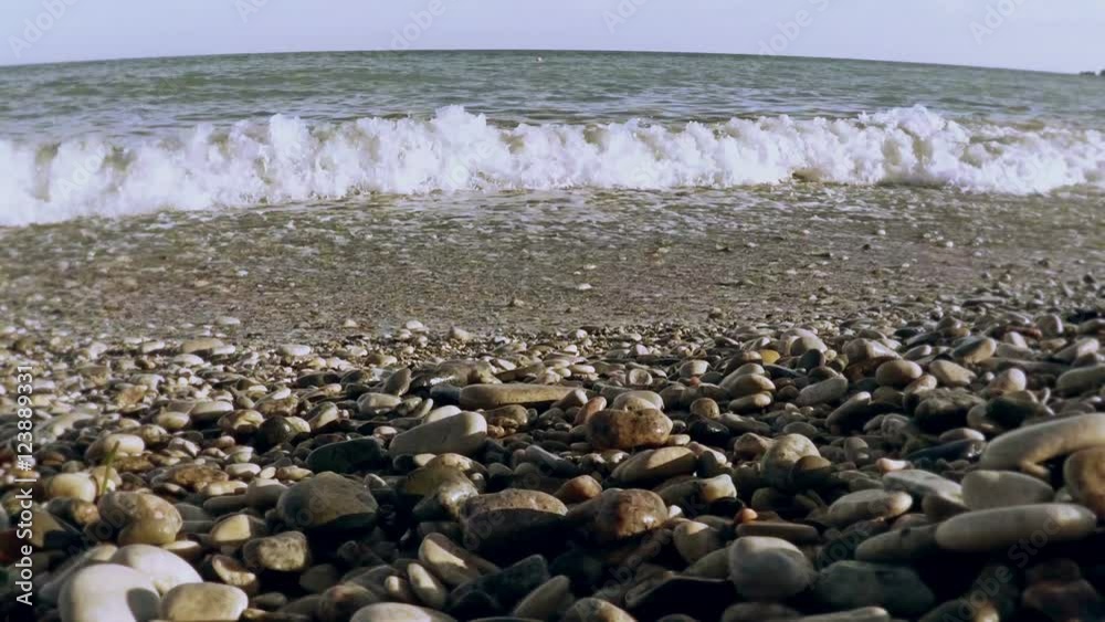 Stone tower on a seashore. Stone tower on a seashore.